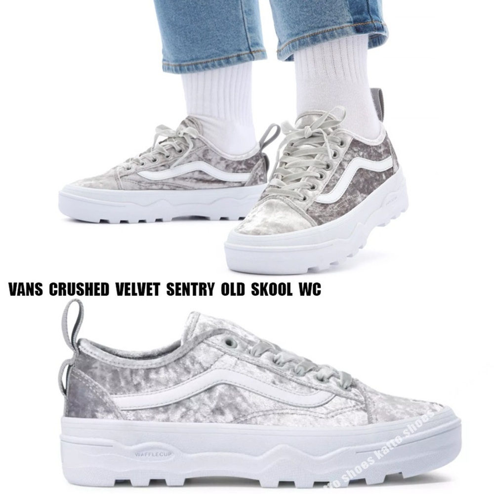Vans Crushed Velvet Sentry Old Skool Sneaker - Picture 14 of 14